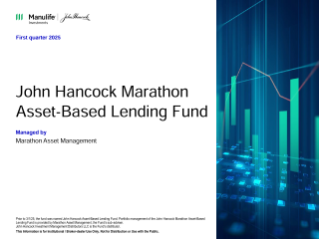 John Hancock Marathon Asset-Based Lending Fund product pitchbook