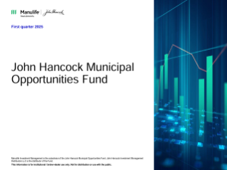 John Hancock Municipal Opportunities Fund product pitchbook