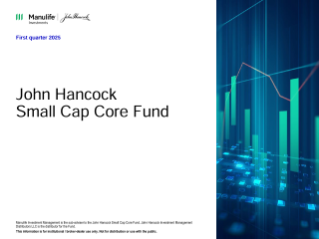 John Hancock Small Cap Core Fund product pitchbook