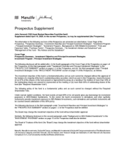 John Hancock CQS Asset Backed Securities Fund Prospectus