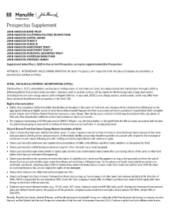 John Hancock Fundamental Equity Income Fund prospectus