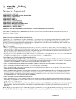 John Hancock Fundamental Global Franchise Fund prospectus
