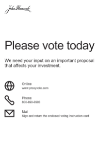 John Hancock Variable Insurance Trust Election of Trustees Proxy Statement