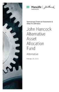 John Hancock Alternative Asset Allocation Fund semiannual report