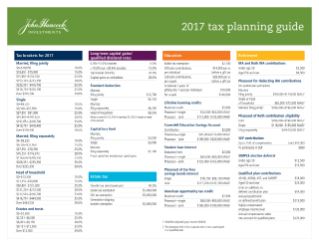 2017 tax planning guide