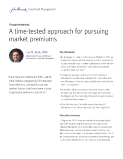 A time-tested approach for pursuing market premiums