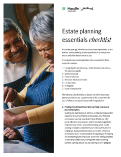 Estate planning essentials checklist