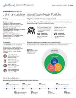 John Hancock International Equity Model Portfolio Brochure