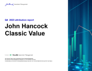 John Hancock Classic Value Fund Attribution report