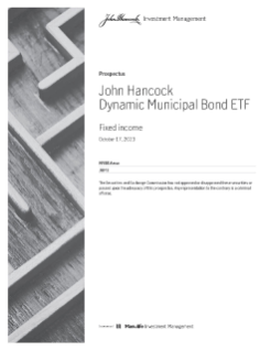 John Hancock Dynamic Municipal Bond ETF prospectus