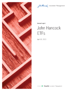 John Hancock Fixed Income ETF annual report