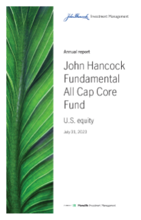 John Hancock Fundamental All Cap Core Fund annual report
