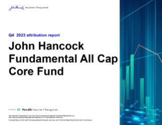 John Hancock Fundamental All Cap Core Fund Attribution report