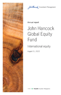 John Hancock Global Equity Fund annual report
