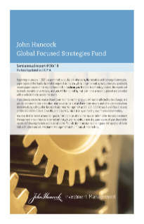 John Hancock Global Focused Strategies Fund semiannual report