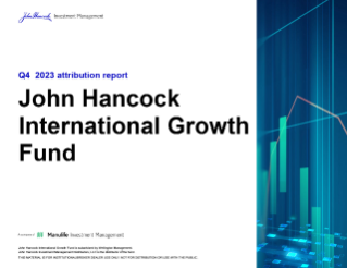 John Hancock International Growth Fund Attribution report