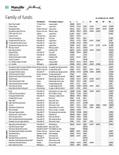 John Hancock Investment Management Family of Funds Flyer 