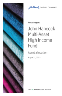 John Hancock Multi-Asset High Income annual report