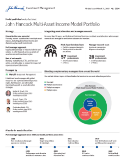 John Hancock Multi-Asset Income Model Portfolio Asset Allocation Guidance Flyer