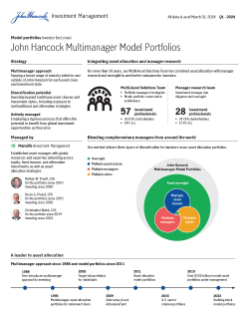 John Hancock Multimanager Model Portfolios Asset Allocation Guidance Flyer